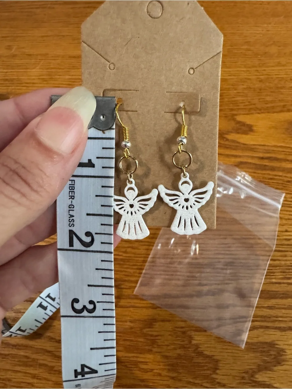 White Angel Dangle Earrings - Women Jewelry